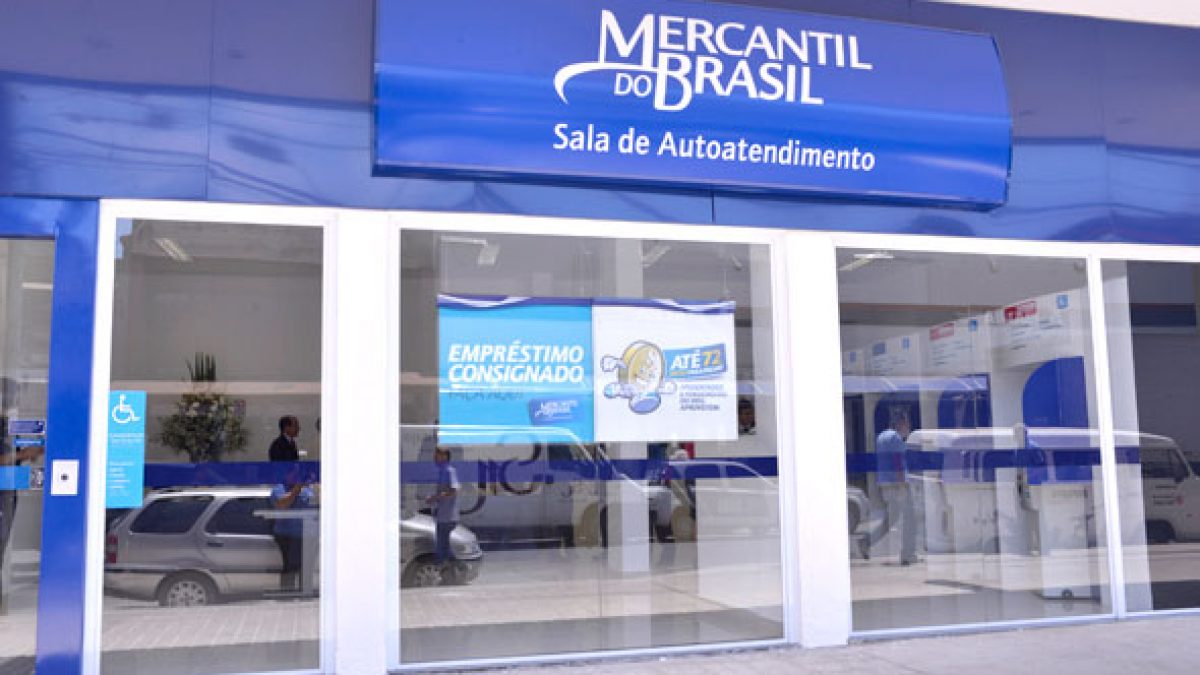 O cartão de crédito pode ser contratado em uma agência do Banco Mercantil do Brasil.