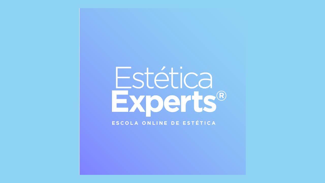 Logo azul Estética Experts