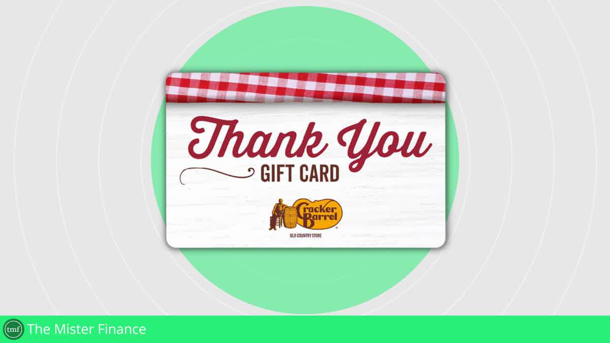 Cracker Barrel has great gift cards waiting for you. Source: The Mister Finance.