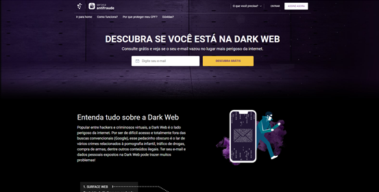 Seus dados estão disponíveis na Dark web: e agora? (Imagem: Serasa)