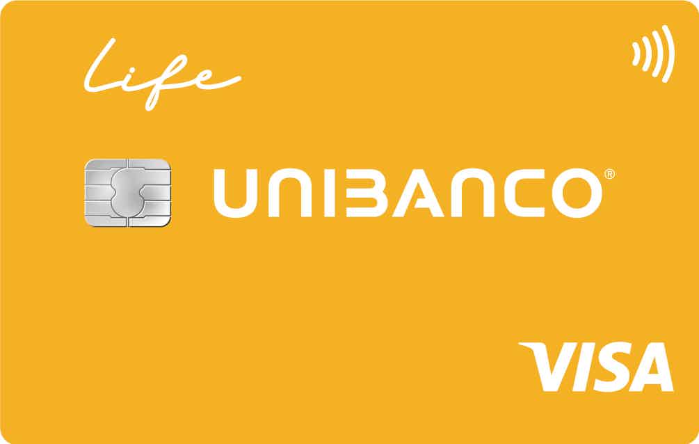 Mas, afinal, como funciona o cartão de crédito Unibanco Life? Fonte: Unibanco.