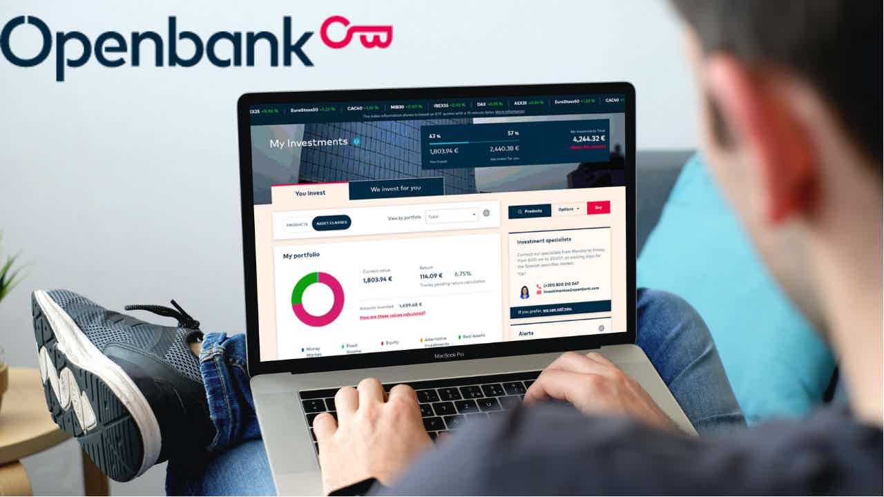 Plataforma do OpenBank Wealth. Fonte: OpenBank