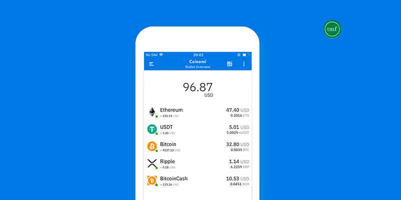 Coinomi crypto wallet app