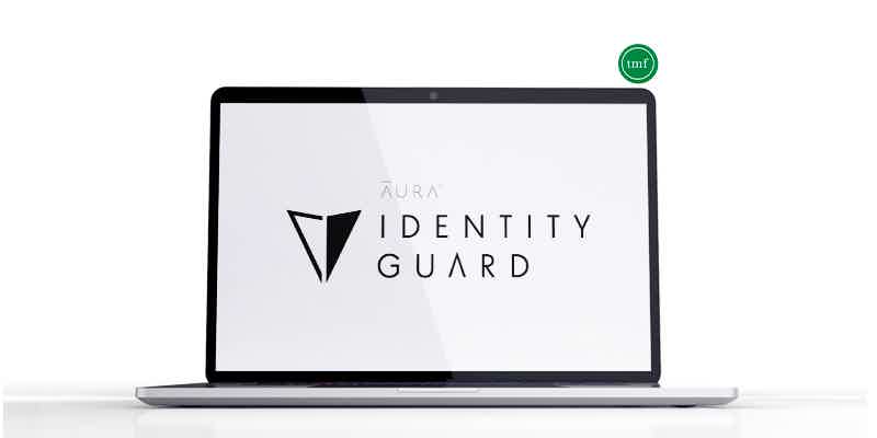 Identity Guard® logo on computer screen