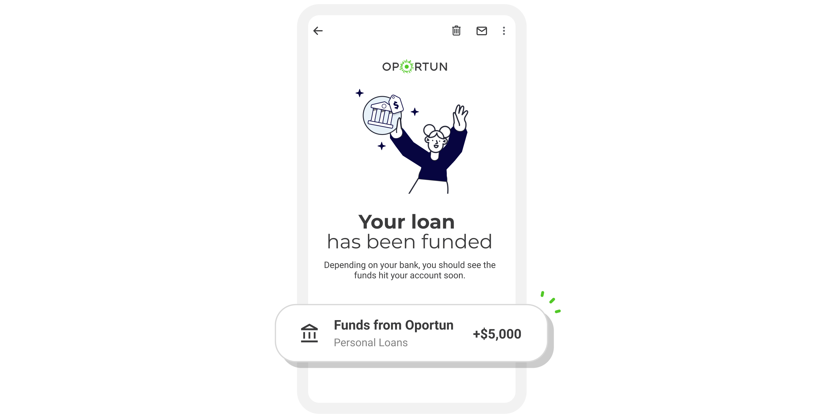 Find out how the application process to get an Oportun personal loan works! Source: Oportun.