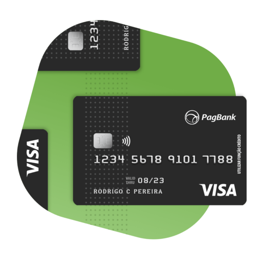 Conheça o cartão de crédito PagBank, produto exclusivo da conta digital. Fonte: PagBank.