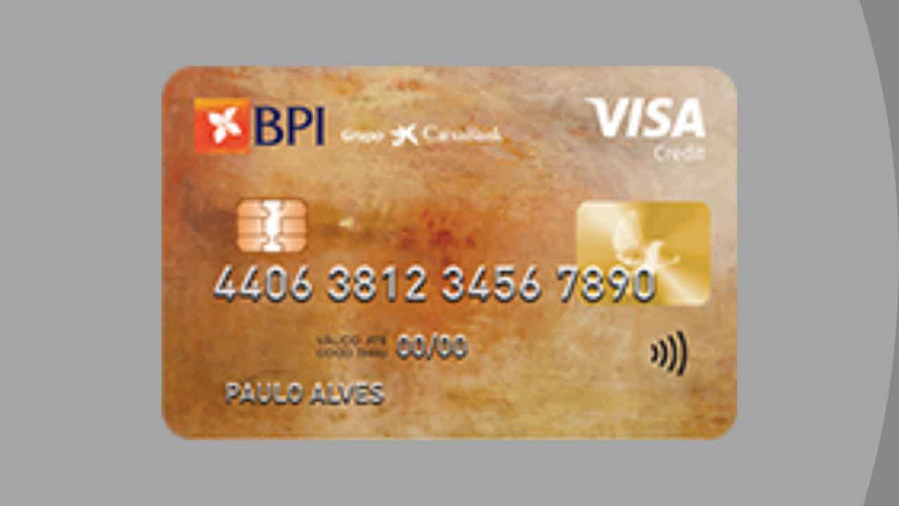 Cartão de Crédito BPI. Fonte: BPI.