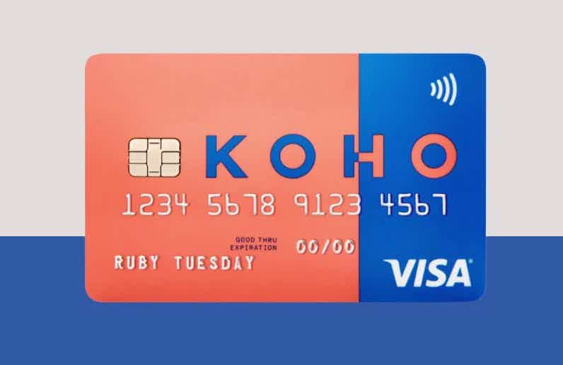 This card has great features for those who want to control their budget! Source: KOHO Youtube.