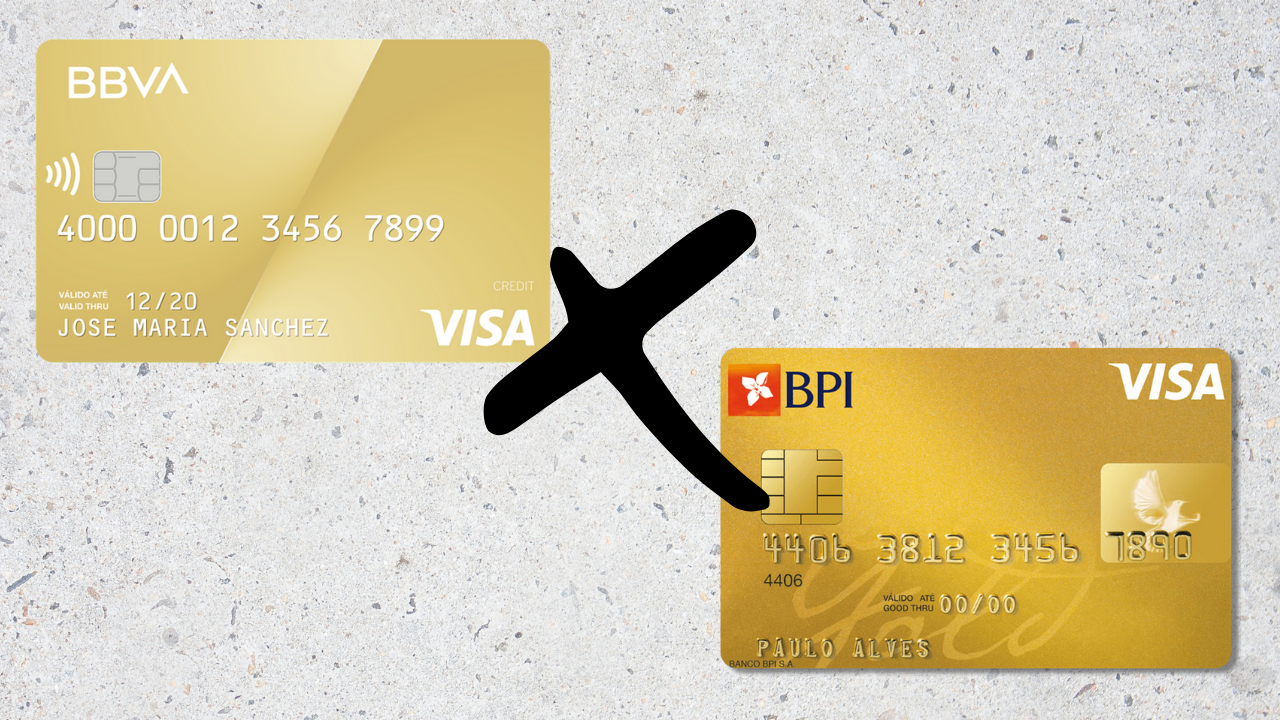 Cartão de crédito Depois Gold BBVA ou BPI Gold, qual é melhor?