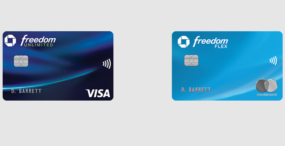 Which one is best for you: Chase Freedom Flex℠ or Chase Freedom Unlimited®? Source: Chase.