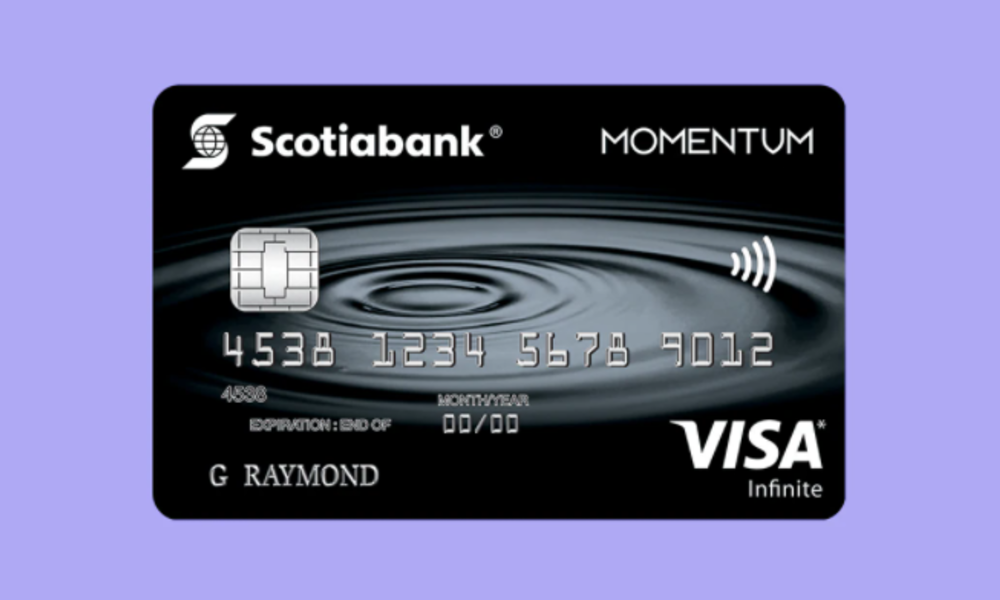 Scotia Momentum® Visa Infinite card review. Source: Scotiabank®.