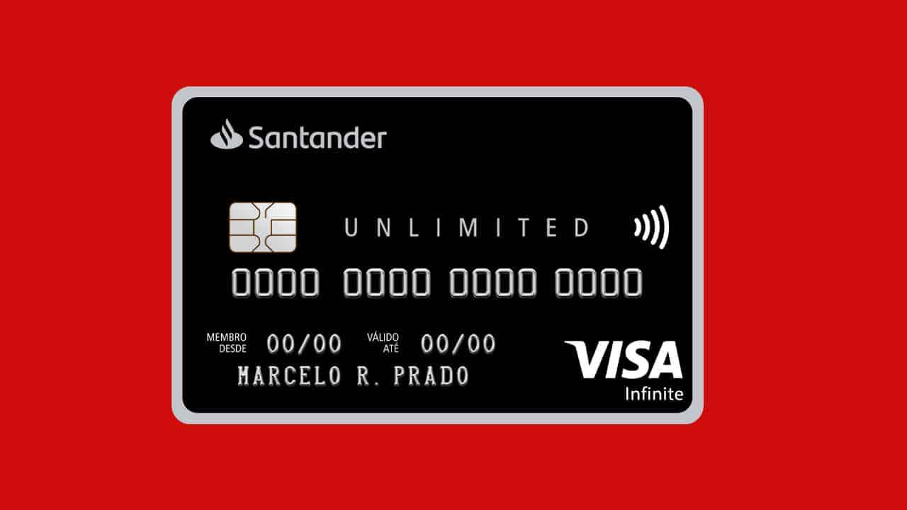 Qual o banco do Cartão de crédito Santander Unlimited Black