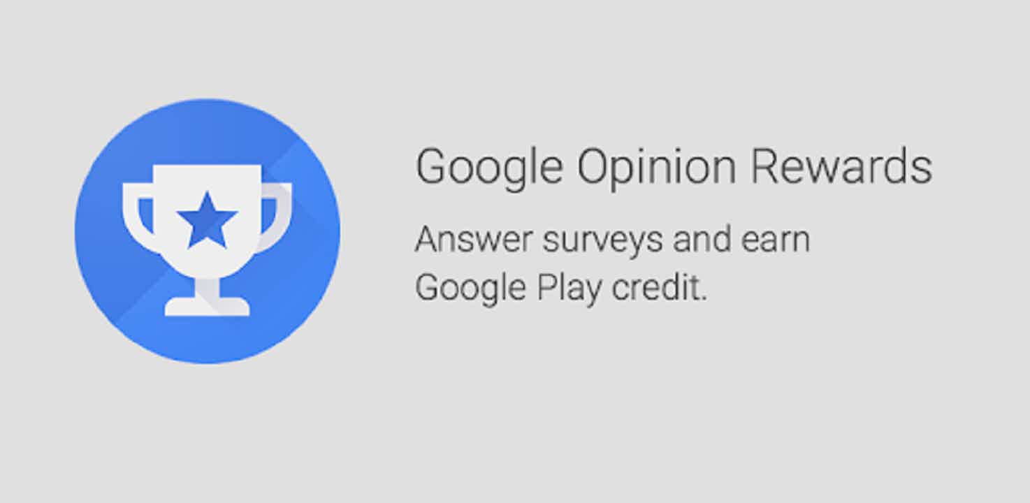 Responda pesquisas e troque por pontos na loja de aplicativos da Google.