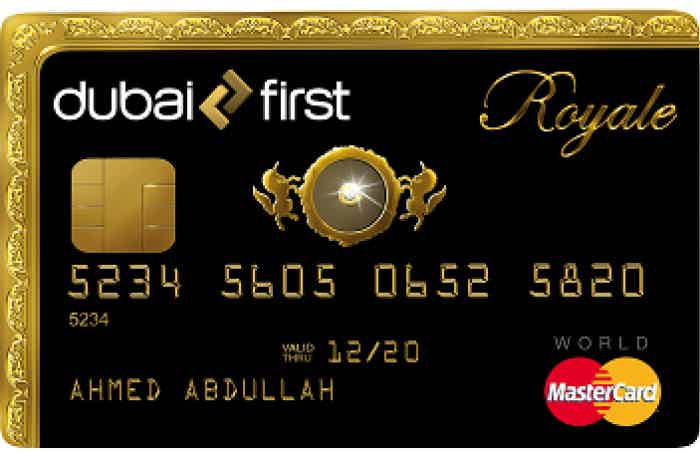 Cartão Dubai First Royale. Fonte: Dubai First Royale