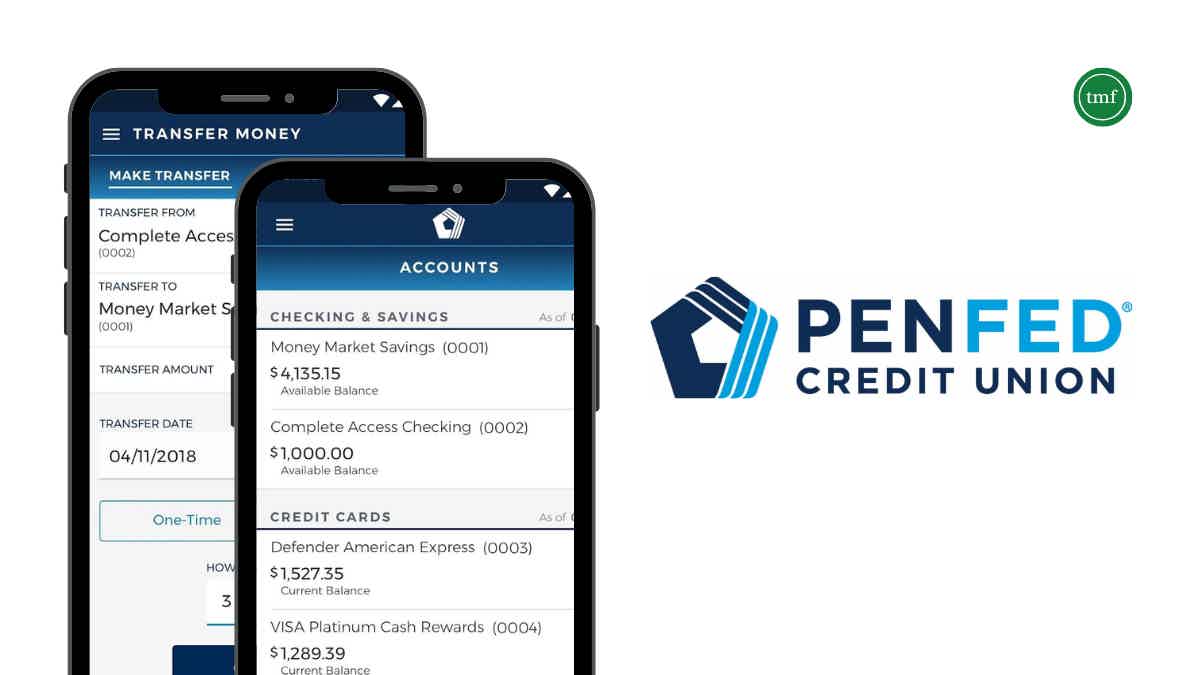 PenFed Credit Union has one of the best mobile apps in the market. Source: The Mister Finance.