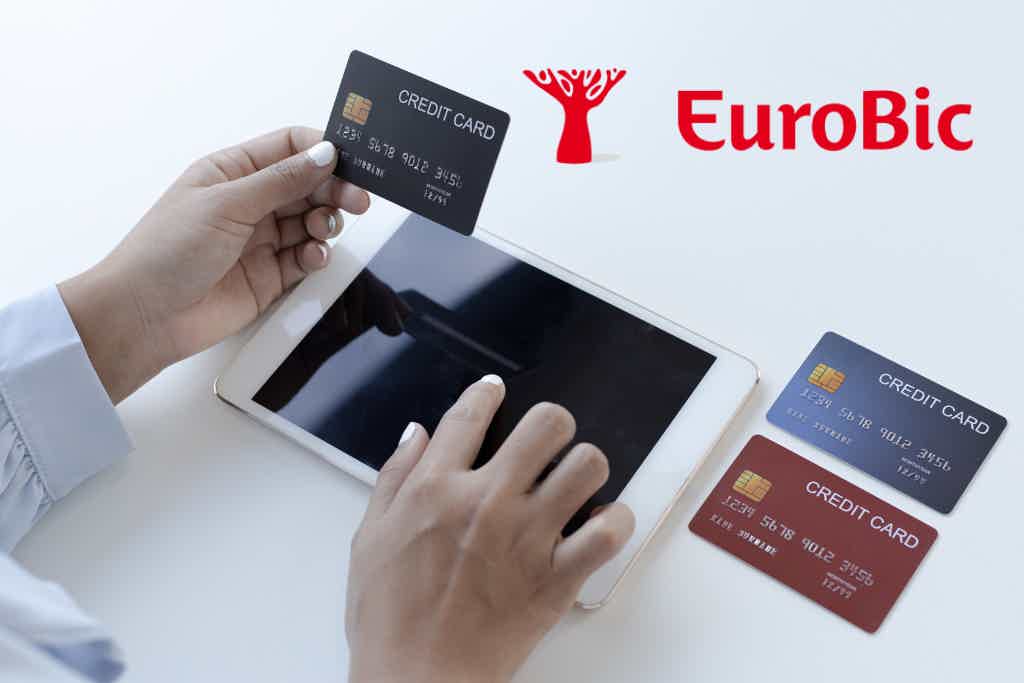 Confira a lista com as opções de cartão de crédito Eurobic e saiba como escolher o seu. Fonte: Canva + Eurobic.