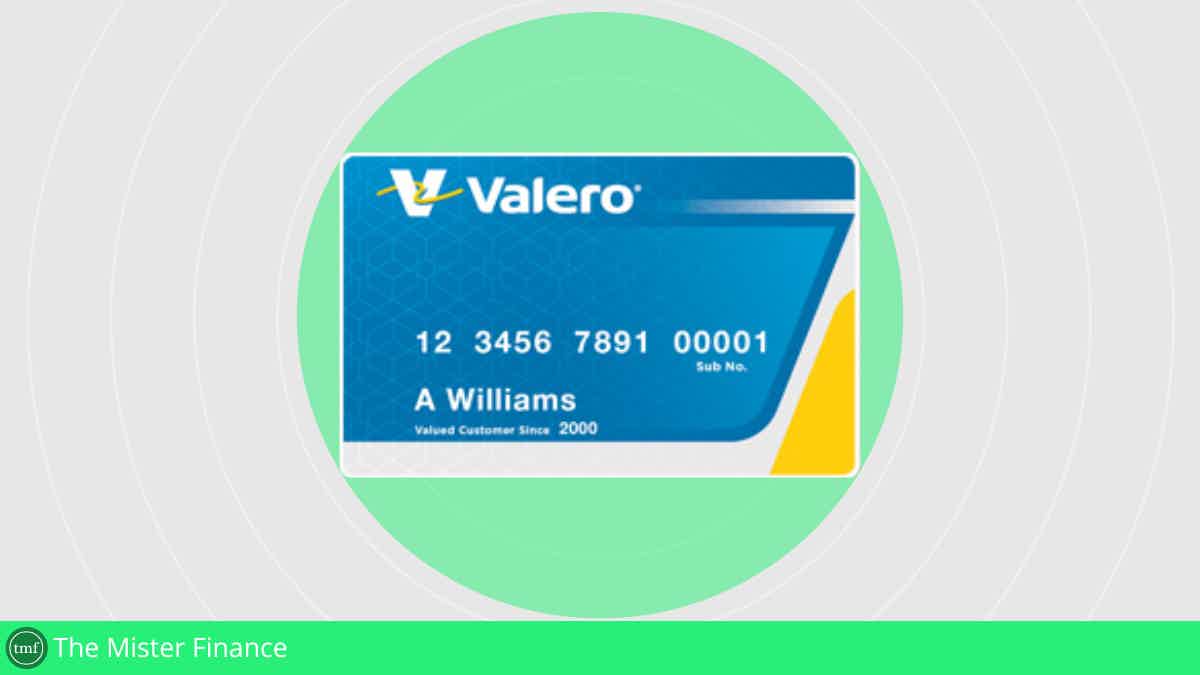 This is the Valero® credit card - read our full review. Source: The Mister Finance.