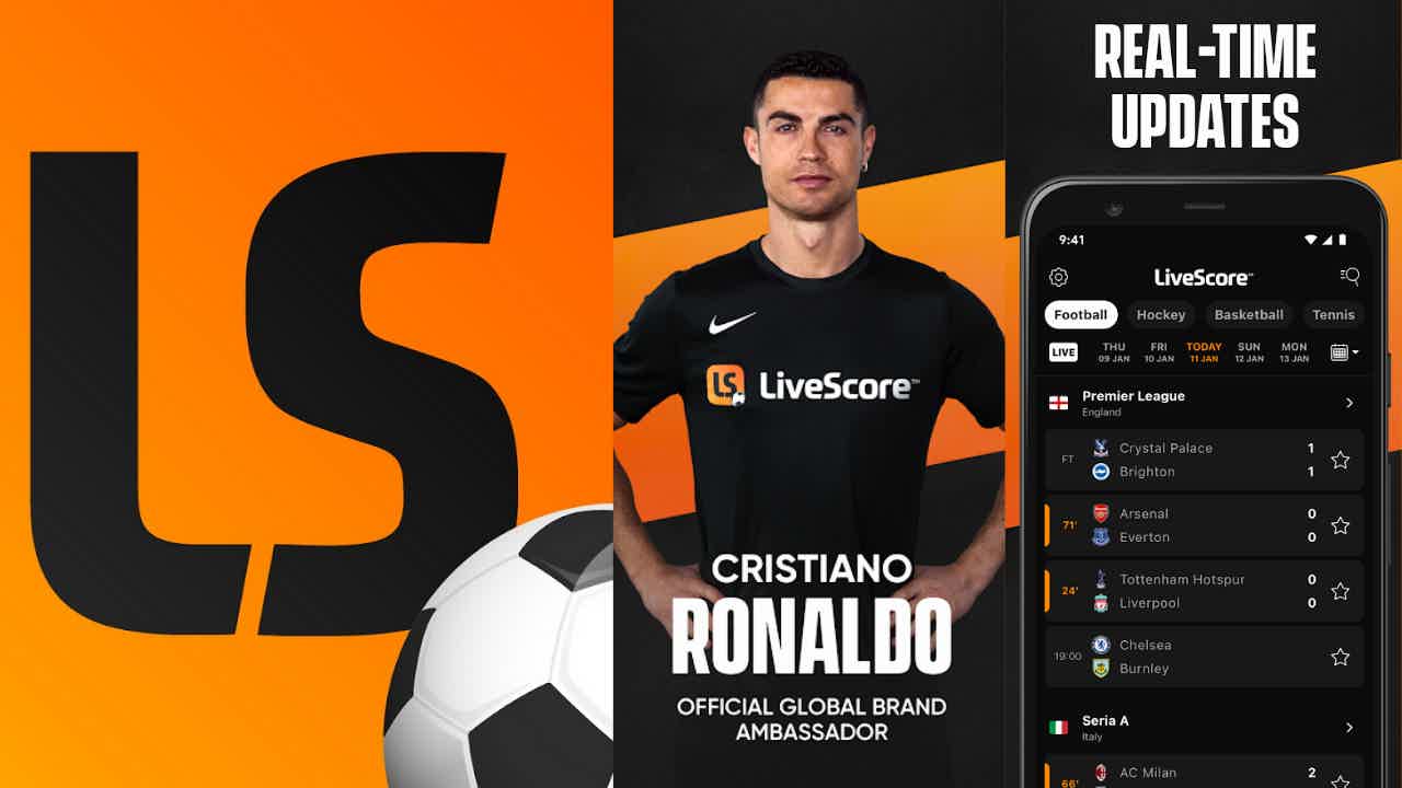 Aplicativo grátis para acompanhar o futebol do mundo inteiro. Fonte: Google Play / Senhor Finanças.