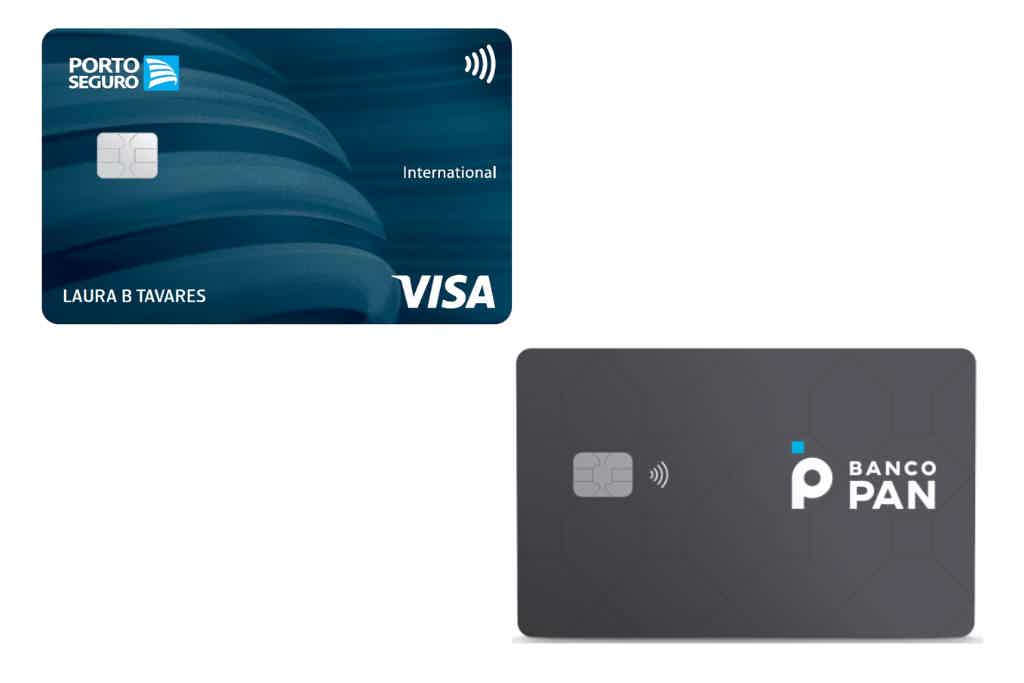 Em suma, veja aqui qual cartão escolher: cartão Porto Seguro ou Cartão Pan. Imagem: Porto Seguro e Banco Pan