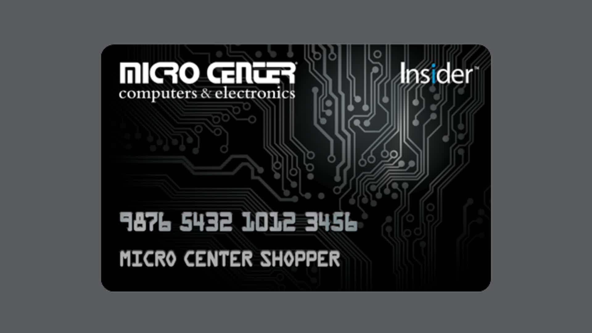 Mas, afinal, como funciona o cartão de crédito Microcenter? Fonte: Microcenter.