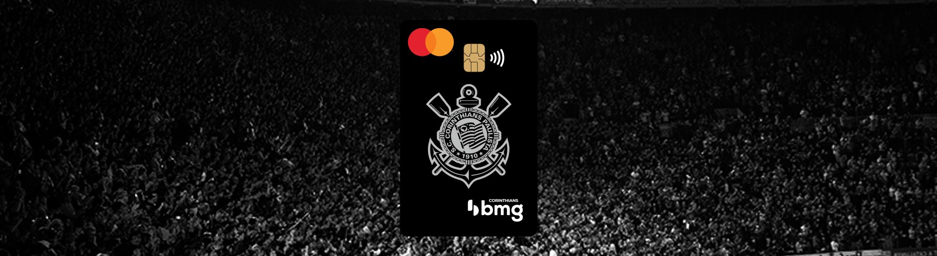 Conheça o cartão de crédito Corinthias BMG Imagem: Banco bmg