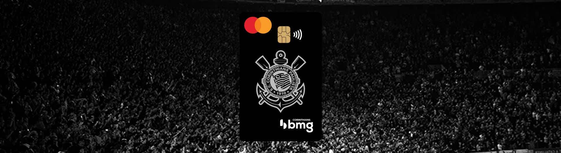 Conheça o cartão de crédito Corinthias BMG Imagem: Banco bmg