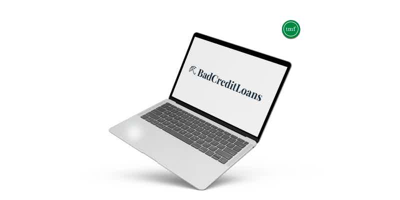 BadCreditLoans logo on computer