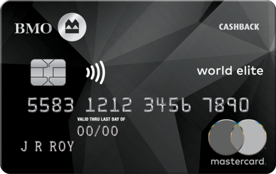 BMO CashBack World Elite Mastercard credit card