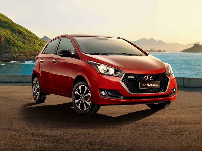 Com o consórcio Hyundai é possível adquirir diversos dos veículos da marca, como o HB20 R Spec. Fonte: Hyundai.