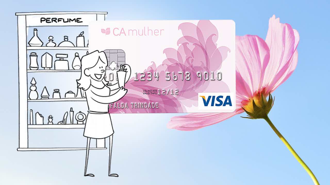 cartão de crédito CA Mulher