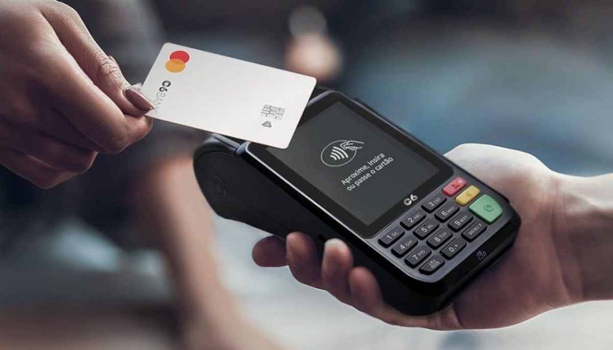 Com a conta você tem acesso à maquininha de cartão C6 Pay