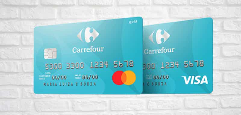 Conheça os cartões do Carrefour. Fonte: Senhor Finanças / Carrefour.