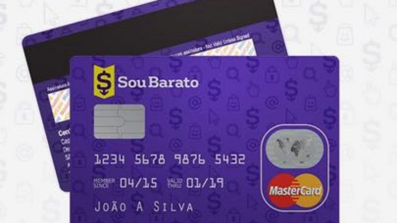 Conheça o cartão de crédito Sou Barato Visa Imagem: cartão a crédito