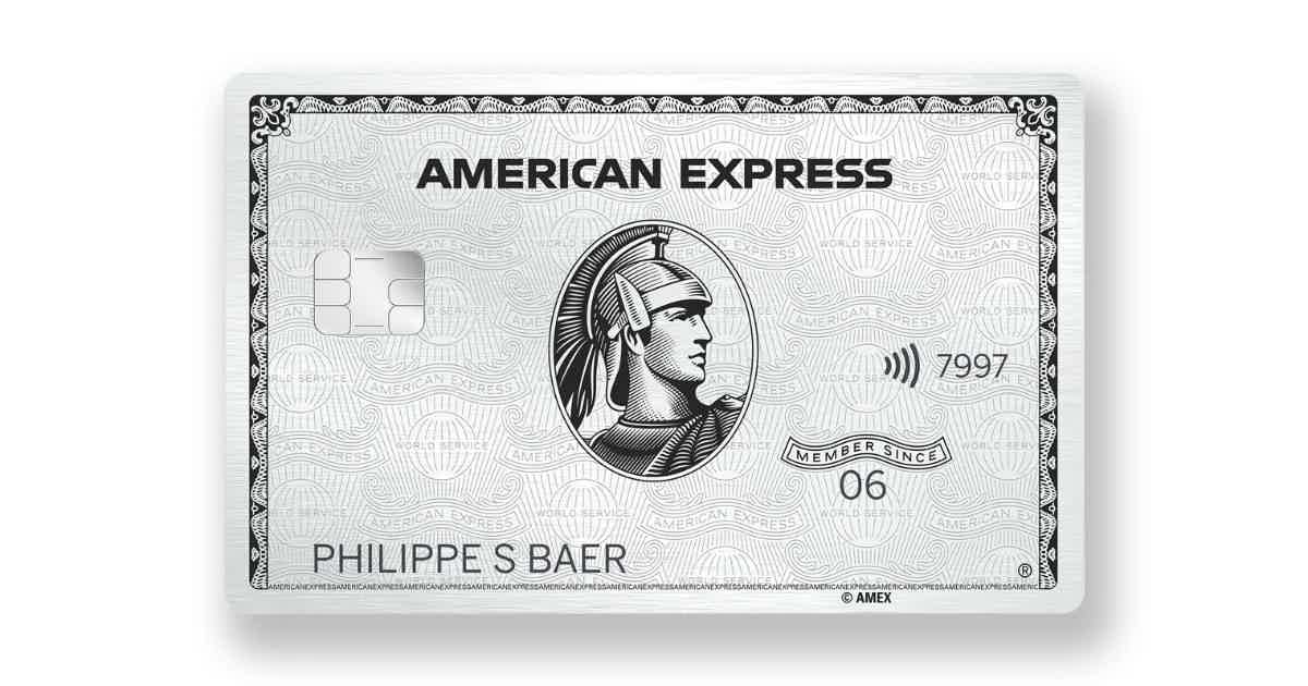 American Express Platinum credit card