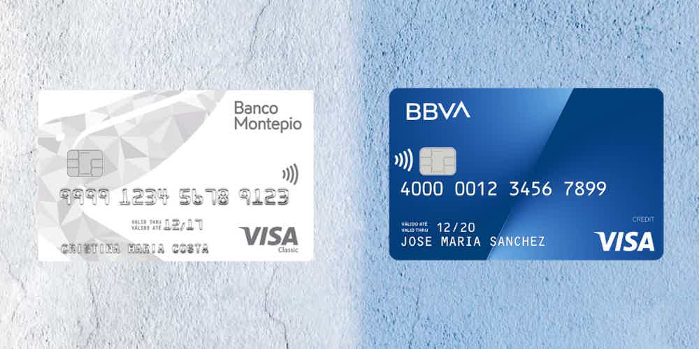 Cartão Montepio Classic ou BBVA Classic: qual escolher? Fonte: Senhor Finanças / Montepio / BBVA.