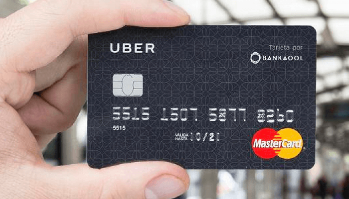 Cartão Uber pré-pago