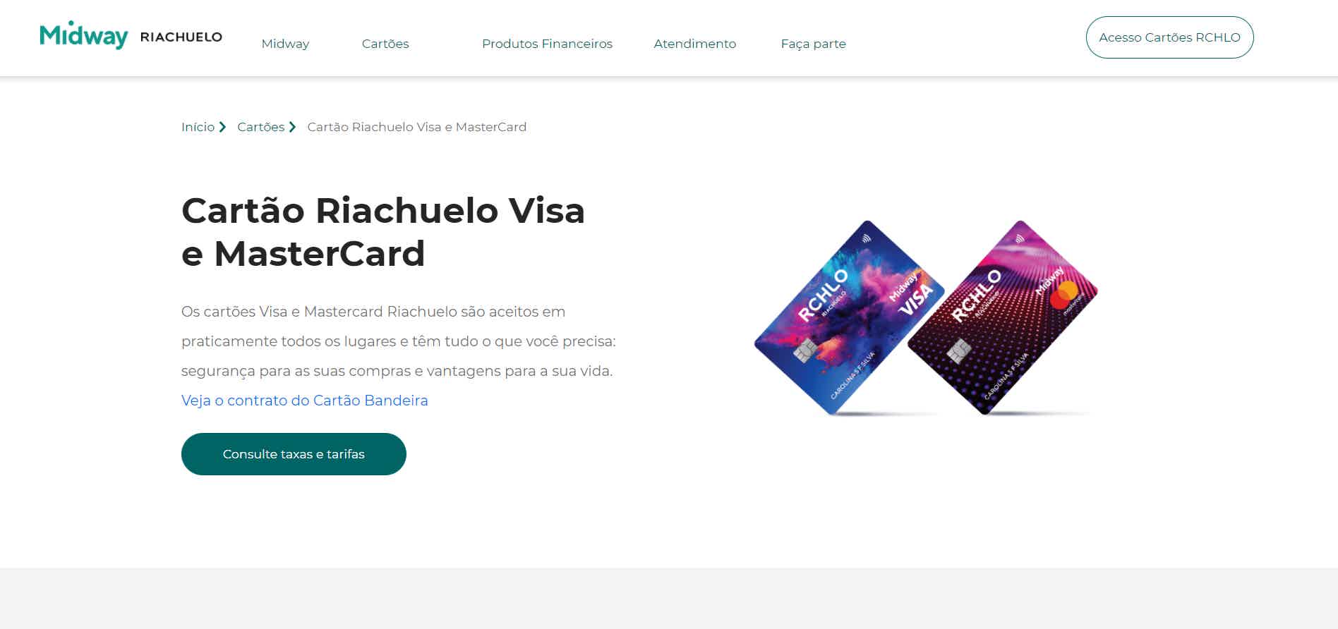 Dúvidas frequentes sobre o cartão de crédito Riachuelo online aqui! Fonte: Riachuelo.