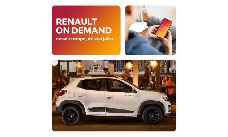 Veja aqui como alugar na Renault On Demand. Fonte: Facebook Renault On Demand.
