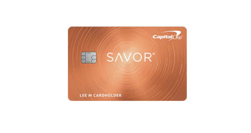 Capital One Savor Rewards card. Source: Capital One.