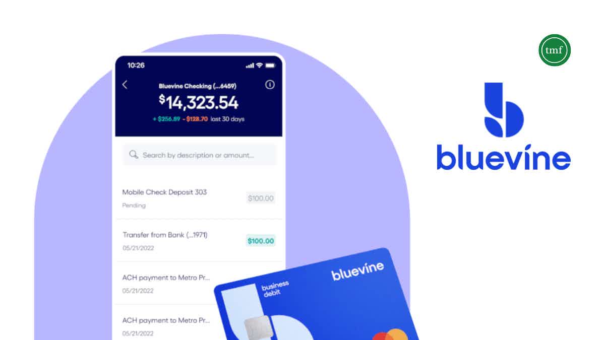 Check the pros and cons of having a Bluevine Business checking account. Source: The Mister Finance. 