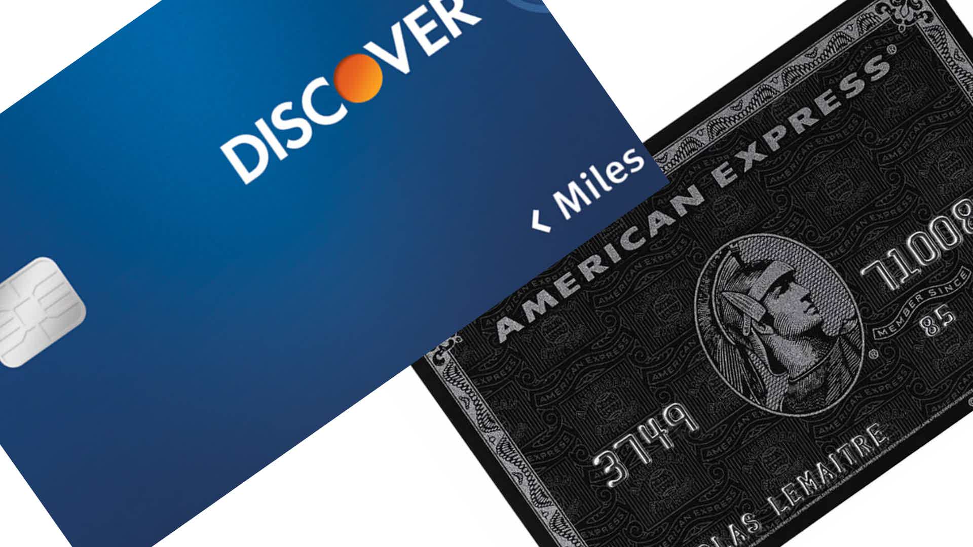 Mas, afinal, qual é o melhor cartão? Fonte: American Express | Discover.