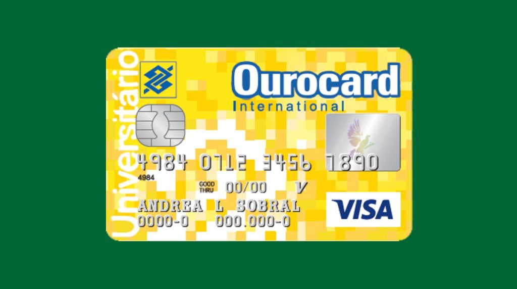 Cartão de crédito Ourocard Universitário