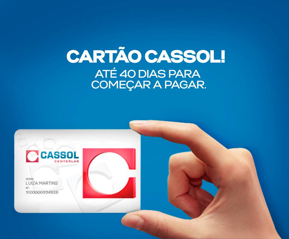 Confira já o as informações sobre o cartão Cassol! Fonte: Cassol.