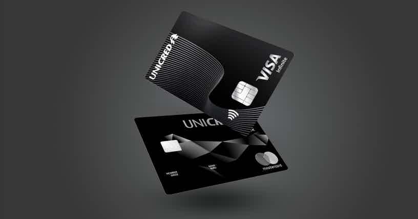 Unicred Visa Infinite e Mastercard Black