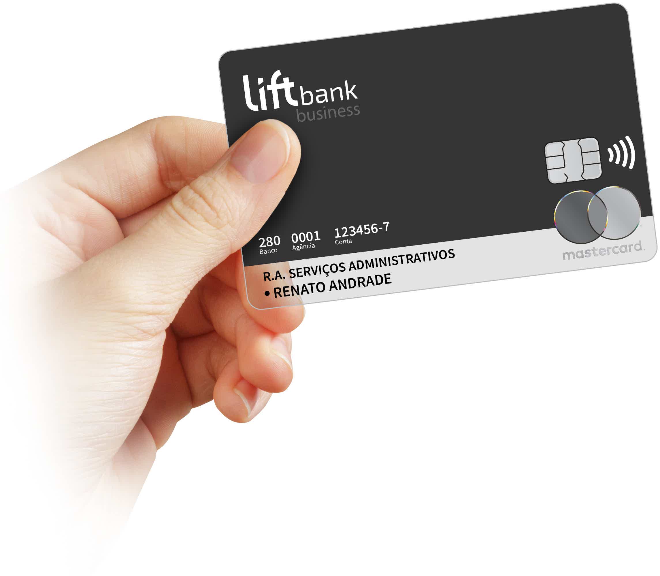 Mas, afinal, como funciona o cartão de crédito LiftBank? Fonte: LiftBank.