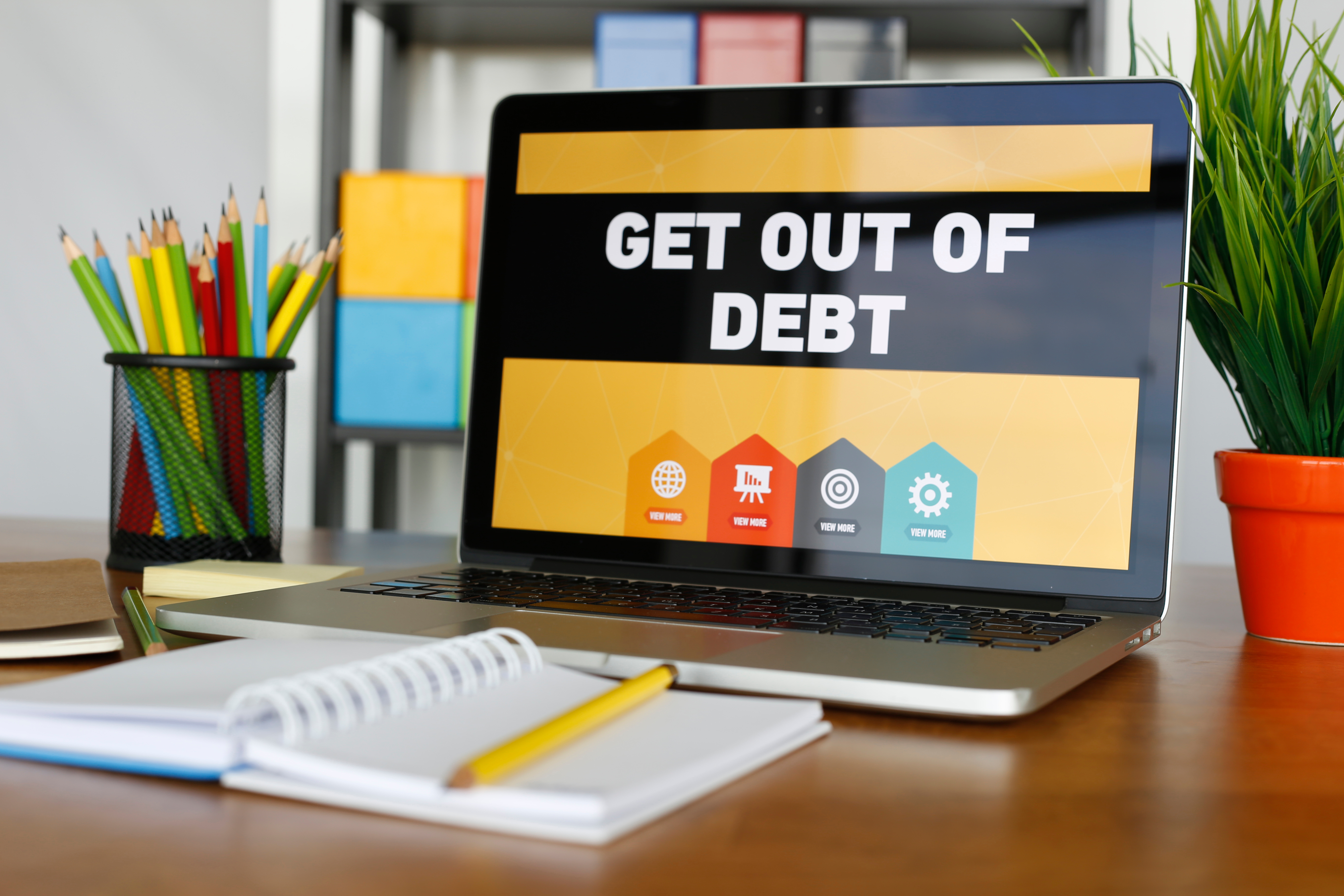 The sooner you ask for help to get debt relief, the better. Source: Adobe Stock.