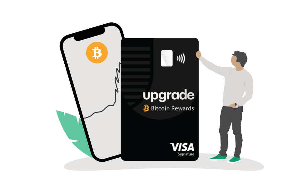 Upgrade Bitcoin Rewards Visa card. Source: The Mister Finance.