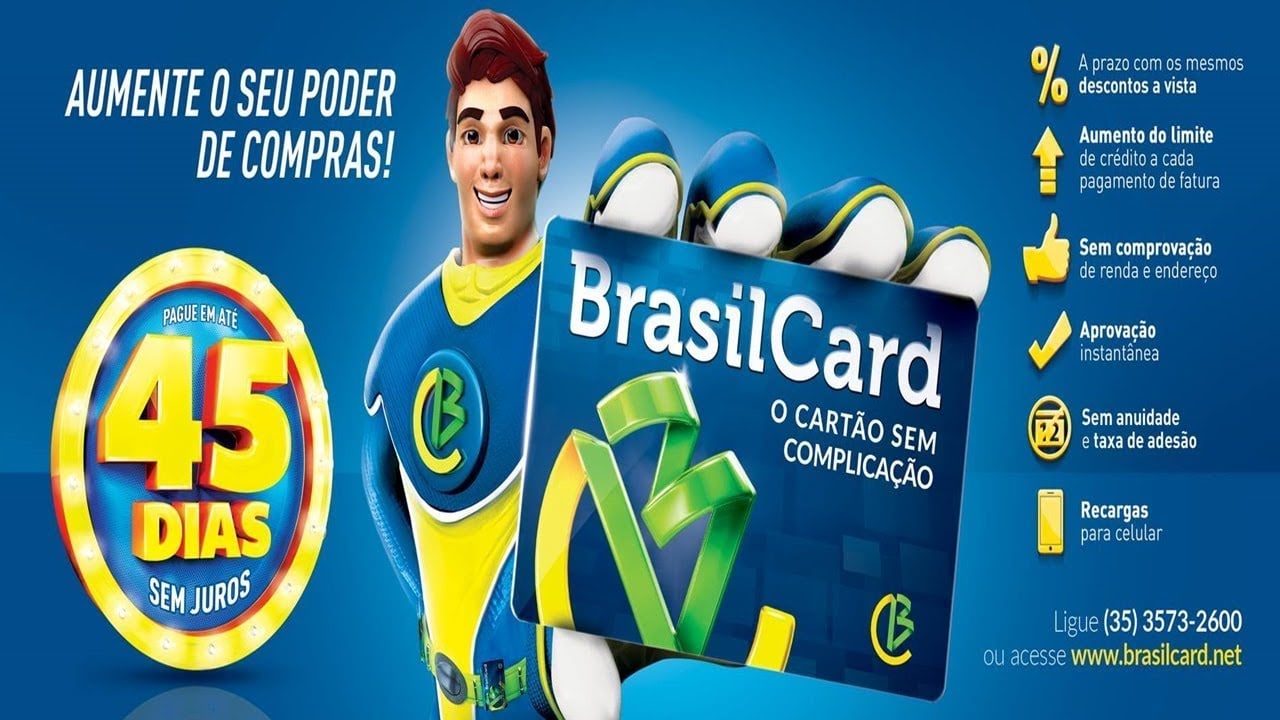Como funciona o Cartão de crédito BrasilCard?