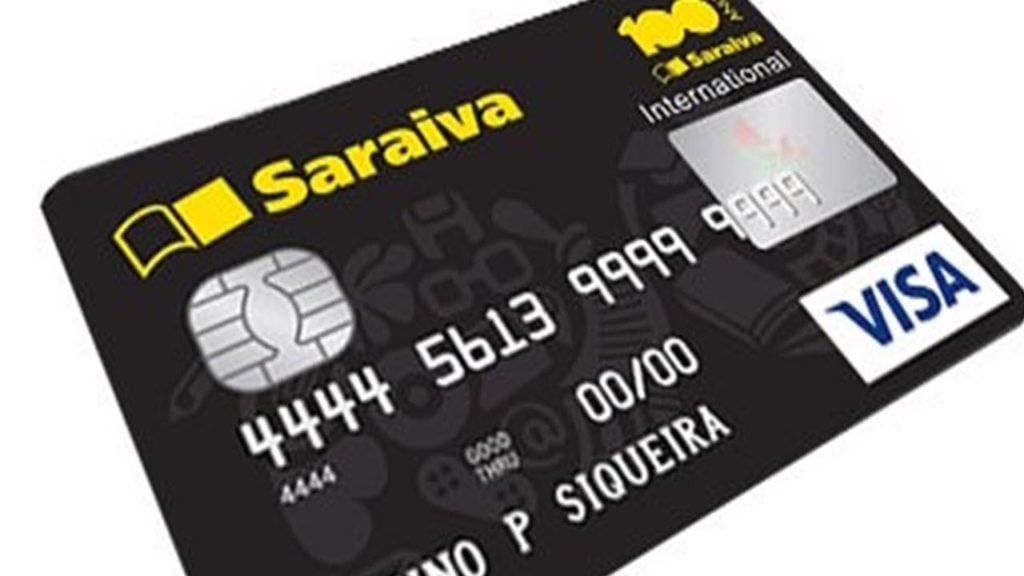 O cartão de crédito Saraiva não cobra anuidade e não exige renda mínima. Fonte: Saraiva