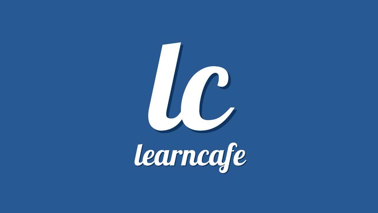 Iniciais da plataforma Learncafe